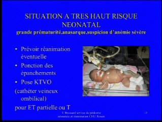 Allo-immunisation foeto-maternelle : Prise en charge des nouveau-nés