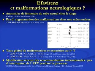 Etude multicentrique sur les malformations après exposition aux antirétroviraux
