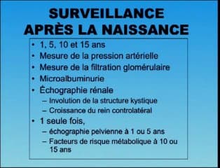 Conduite à tenir devant des reins multikystiques