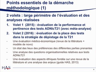 ACPA ET DPNI : QUOI DE NEUF HAS : LES RECOMMANDATIONS