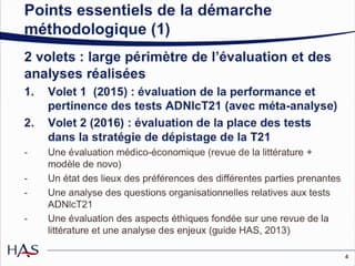 ACPA ET DPNI : QUOI DE NEUF HAS : LES RECOMMANDATIONS