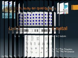 CGH prénatale : résultats après un an d'expérience à Cochin