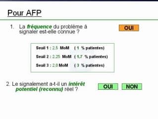 Marqueurs sériques du 2ème trimestre de la grossesse : quel compte-rendu ?