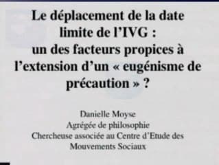 Premier trimsetre : IVG ou IMG, controverse ? Le point de vue du Philosophe