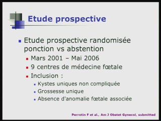 Images kystiques ovariennes foetales. Une découverte pas toujours si anodine.