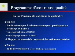 Dépistage de la T21 Organisation du dépistage : Exemple d’un réseau