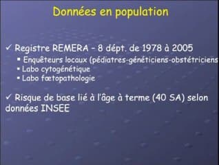 Données épidémiologiques françaises des 30 dernières années