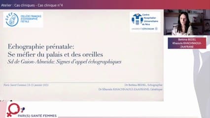 Atelier, cas clinique N°4: Palais et Oreilles