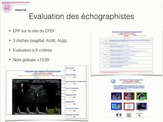 Evaluation des risques au 1er trimestre de la grossesse Etudes en cours