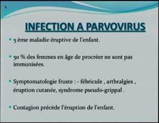 Anémie à parvovirus