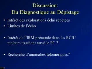 RCIU et agénésie calleuse