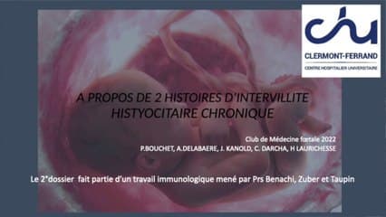 Intervillite chronique histiocytaire : à propos de 2 cas