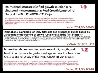 Croissance foetale : le point sur l'étude internationale INTERGROWTH (traduit)