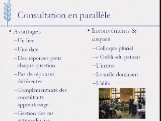 la consultation pluridisciplinaire en médecine foetale en série ou en parallele