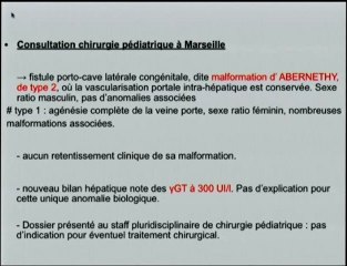 Agénésie du ductus venosus