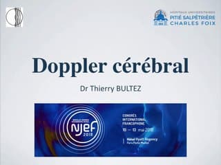 Doppler cérébral : anémie, redistribution