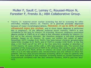 Trisomie 18 mosaique