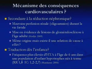 RCIU vasculaire 2/2 : les décisions et les interrogations foetales, le devenir à long terme