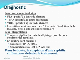 Syphilis et grossesse : toujours d’actualité ?