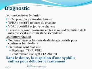 Syphilis et grossesse : toujours d’actualité ?