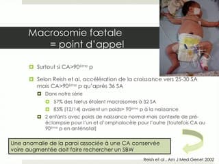 Syndrome de Beckwith Wiedeman-un diagnostic antenatal difficile : comparaison sur une série de14 cas, des signes échographiques anténataux et des constatations postnatales