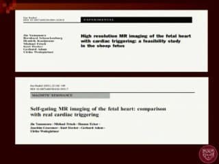 IRM cardiaque fœtale : expérience française et italienne