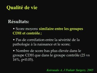 La hernie diaphragmatique : Synthèse : vaut-il mieux un enfant malade qu'un foetus décédé ?