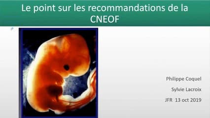 Faire le point sur les recommandations de la CNEOF et nouvelles stratégies de dépistage
