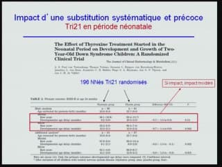 voies thérapeutiquespour améliorer le pronostic de la trisomie 21