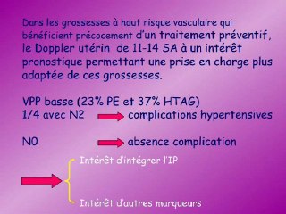 Actualité sur le Doppler utérin