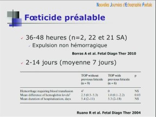 Les produits de contraste en obstétrique