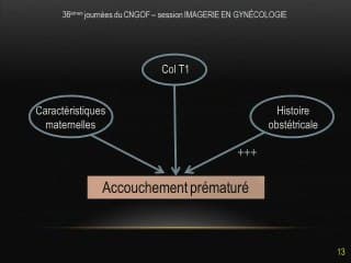 Prédiction de la prématurité par l’échographie du col au premier trimestre en population générale