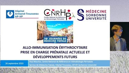 Allo-immunisation érythrocytaire : prise en charge prénatale actuelle et développements futurs