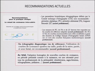 Valeurs de référence universelle pour le poids fœtal ?