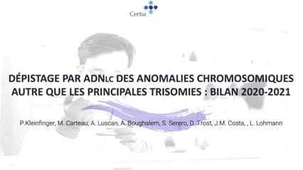 Dépistage par ADNlc des anomalies chromosomiques autre que les principales trisomies : bilan 2020-2021