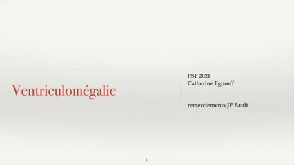 Ventriculomégalie