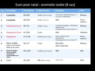 Dysgénésies  du corps calleux : expérience Nantaise à propos d'une série de 46 cas.