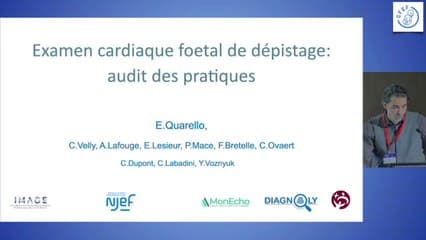 Audit des examens échographiques du coeur foetal en dépistage