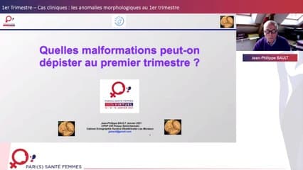 1er Trimestre: Quelles malformations peut-on dépister