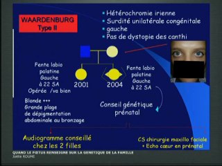 Quand le fœtus renseigne sur la génétique de la famille