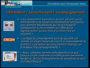 Future révison de la loi de bioéthique : orientations pour l'échographie fœtale