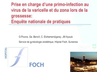 Evaluation des connaissances du personnel médical sur la prise charge d'une primo infection à VZV