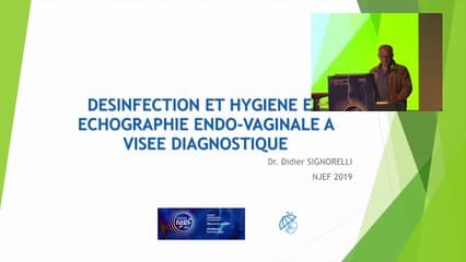 désinfection et hygiene en échographie endo vaginale à visée diagnostique