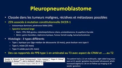 Les tumeurs autour du poumon