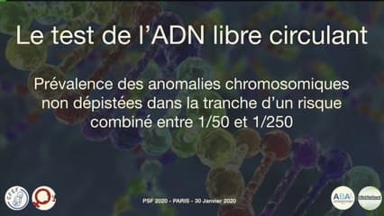 Le test de l'ADN libre circulant (« DPNI ») : Prévalence des anomalies chromosomiques non dépistées dans la tranche d’un risque combiné entre 1/50 et 1/250