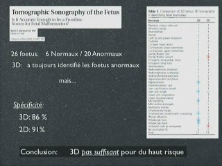 3D en dépistage, mythe ou réalité?