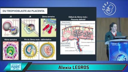 Du trophoblaste au placenta : aspects normaux