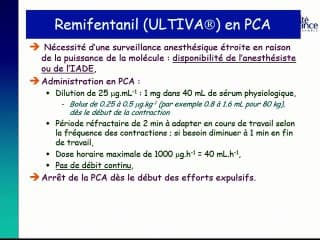 Anesthésie et analgésie au cours des IMG