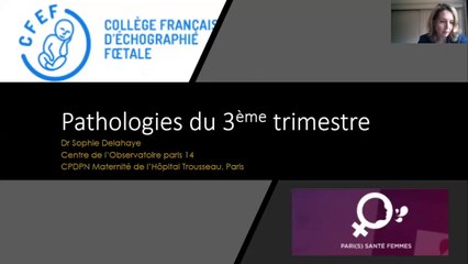 Pathologies du 3ème trimestre