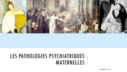 Interaction psychiatrie maternelle / développement foetal
